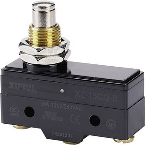 Mikroprzełącznik XZ-15GQ-B 250 V/AC 15 A 1 x wł/(wł) TRU COMPONENTS  chwilowy 1 szt.