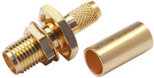 Złącze SMA Telegärtner J01151A1091 J01151A1091 złącze żeńskie do wbudowania 50 Ω 1 szt.