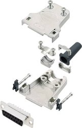 Zestaw listew żeńskich D-Sub encitech DTZF15-DBS-K 6355-0044-12, rzędy: 2, styki: 15, 180 °, 1 zest.