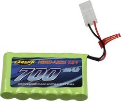 Pakiet akumulatorów (NiMH) 7.2 V 700 mAh  Carson Modellsport  Wtyczka Tamiya