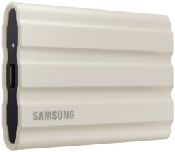 Samsung Portable T7 Shield 2 TB Dysk zewnętrzny SSD USB 3.2 Gen 2 beżowy PC/Mac MU-PE2T0K/EU