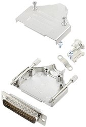 Zestaw listew męskich D-Sub encitech MHDM-25-HDP44-W-K 6355-8059-03, rzędy: 3, styki: 44, 180 °, 1 szt.