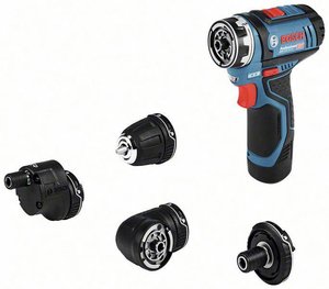 Wiertarko-wkrętarka akumulatorowa Bosch Professional 06019H3000 12 V  zaw. 2 akumulatory, zaw. ładowarkę, zaw. akcesoria, zaw. walizkę