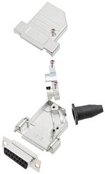 Zestaw listew żeńskich D-Sub encitech DTSL15-SJSRG-S-DMS-K 6355-0091-32, rzędy: 2, styki: 15, 45 °, 1 szt.