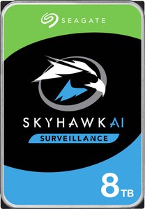 Seagate SkyHawk™ AI 8 TB  Dysk twardy wewnętrzny, 3,5'' (8,9 cm) SATA 6 Gb/s ST8000VE001