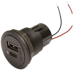 Podwójne gniazdo zasilania USB-C/A ProCar 67341000