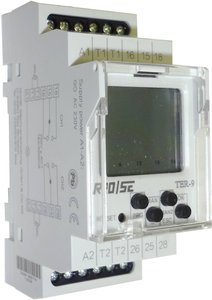 Termostat do ogrzewania szafy rozdzielczej Rose LM TER-9 230 V/AC 2 zestyki przełączne (D x S x W) 90 x 35.5 x 64 mm