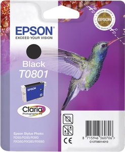 Tusz Epson T080140, oryginalny, czarny