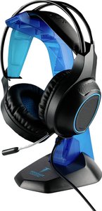 Zestaw słuchawkowy Over Ear Berserker Gaming FRODI 915174 Stereo czarny, niebieski