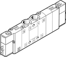 Zawór magnetyczny FESTO CPE10-M1BH-5/3GS-M7-B 533142, -0.9 do 10 bar