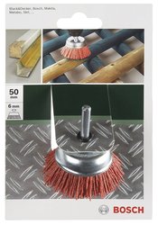 Szczotki garnkowe do wiertarek – drut nylonowy z korundowym materiałem ściernym K80, 75 mm Bosch Accessories N/A N/A  2609256525 1 szt.