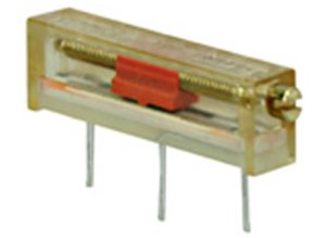 Potencjometr do strojenia cermetalu, 15 zwojów, 200 Ω, 0,75 W, THT, z boku, 3006P-7 Bourns 3006P-7-201LF  200 Ω THT  1 szt.