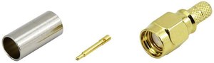 Złącze SMA Conrad Components 50 Ω  złącze męskie proste 1 szt.