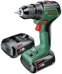 Wiertarka akumulatorowa, Wkrętarka akumulatorowa Bosch Home and Garden UniversalDrill 18V-60 06039D7002 18 V 2.0 Ah zaw. 2 akumulatory, zaw. ładowarkę