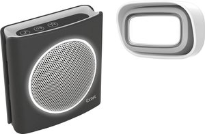 Dzwonek radiowy Dbi Flash Soft Black - 200 m Dzwonek Extel, 433 MHz, 85 dB, 200 m