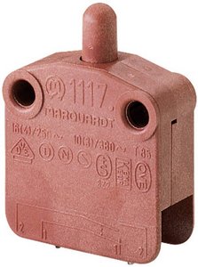 Przycisk chwilowy Marquardt 1117.0201, 1 x wł/(wył), IP40, 1 szt.