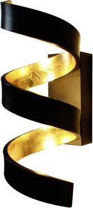 Lampa ścienna LED ECO-Light LED-HELIX-AP3 NER LED-HELIX-AP3 NER 9 W złoty, czarny