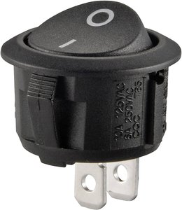 Przełącznik TRU COMPONENTS 1587630, 250 V/AC, 10 A, 1 x wył/wł, zatrzask, 1 szt.