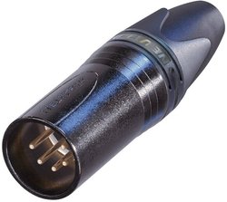 Złącze XLR kablowe męskie Neutrik, NC5MXX-B