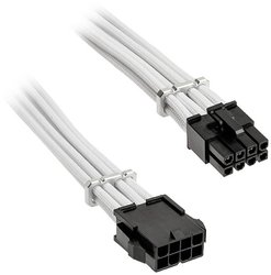 Przedłużacz Alchemy 8-pin EPS12V, 45 cm, w osłonie - biały Kabel Bitfenix BFA-MAC-8EPS45WK-RP  0.45 m