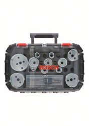 Zestaw otwornic Progressor for Wood and Metal, 14-częściowy zestaw uniwersalny, 20-76 mm Zestaw otwornic Bosch Accessories  2608594192  1 zest.