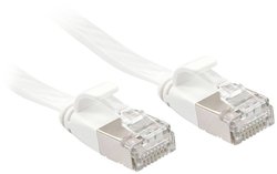 Kabel LAN LINDY 47545, 1 szt., RJ45, CAT 6a, U/FTP, 10.00 m, biały