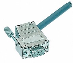 Obudowa złącza D-SUB Harting 09 67 009 0435 09 67 009 0435, tworzywo sztuczne, metalizowane, 180 °, 45 °, 1 szt.