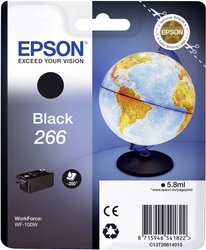 Epson atrament T2661, 266 tusz oryginalny  Czarny C13T26614010
