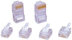 Złącze męskie RJ TRU COMPONENTS Western 7712844, RJ10, CAT 3, CAT 5, piny:4P4C, 1 szt.