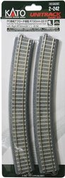 2-242 H0 Kato Unitrack Tor- łuk  22.5 ° 730 mm