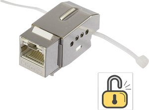 Moduł do zabudowy Keystone CAT 6 z blokowaniem, Renkforce RF-4308249