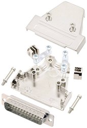 Zestaw listew męskich D-Sub encitech TRI-M-25-DMP-W-K 6355-8039-03, rzędy: 2, styki: 25, 180 °, 1 szt.