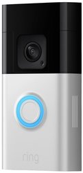 ring B09WZBVWL9 Wideodomofon IP Video Doorbell Plus nikiel (matowy), czarny