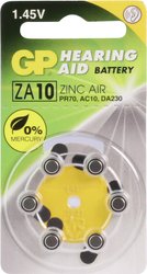 Ogniwo guzikowe GP Batteries GPZA10F145C6 cynkowo-powietrzne 90 mAh 1.4 V 6 szt.