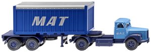 Model ciężarówki Wiking 052604 H0 Scania Przyczepa kontenerowa 20&#39, MAT