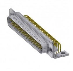 Złącze męskie D-Sub Deltron Connectors DTS37PYC/2M46UN, rzędy: 2, styki: 37, 90 °, 1 szt.