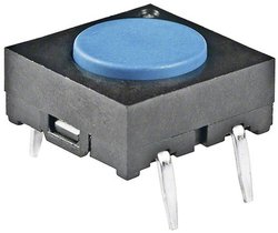 Przycisk chwilowy NKK Switches JB15FP, 1 x wył/(wł), 1 szt.