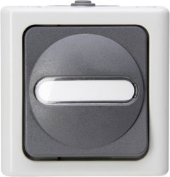 Przycisk Komplet Kopp BlueElectric 560856002, szary