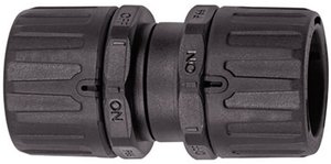 Złącze wężowe HellermannTyton HG28-HG28, O 28/28 mm, czarn