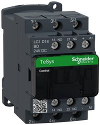 Stycznik Schneider Electric LC1D18BD LC1D18BD, 3 styki, 1 szt.