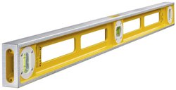 Poziomica STABILA Typ 83 S, 80 cm, niezwykle wytrzymały profil z odlewanego ciśnieniowo aluminium, 1 libella pozioma, 2 libelle pionowe, otwory uchwytowe, Made in Germany Lekka poziomica Stabila 2545