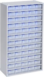 Magazynek na małe części Allit VarioPlus ProM 57/120 464830 (S x W x G) 300 x 565 x 140 mm srebrny, przeźroczysty 1 szt.