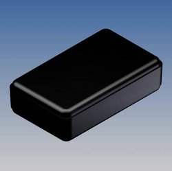 TEKO ABS enclosure with rounded corners, internal PCB mounting studs, matowiska powierzchnia. bezszwowe skanowanie. 58 x 35 x 16 mm Black RAL 9004 Obudowa uniwersalna TEKO 10010.9, (D x S x W) 58 x 35 x 16 mm, ABS, 1 szt.