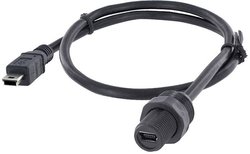 Złącze męskie USB encitech 1310-0009-13, USB Mini-B, 2.00 m, 1 szt.