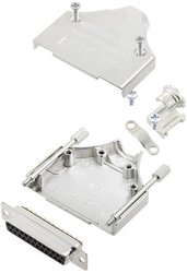 Zestaw listew żeńskich D-Sub TRU COMPONENTS TCMHDM25DBSK 7708584, rzędy: 2, styki: 25, 180 °, 1 szt.