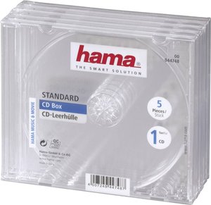 Pokrowiec na płyty CD Hama 00044748 5 szt.