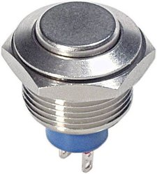 Przycisk wandaloodporny chwilowy APEM 9633AX1146, 1 x wył/(wł), 1 szt.