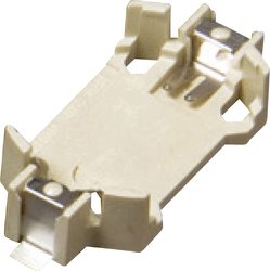 Uchwyt ogniwa guzikowego Takachi SMTU2450, CR 2450, poziome, montaż powierzchniowy SMD, (D x S x W) 36.5 x 16.1 x 7.5 mm