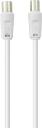 Kabel Anteny, SAT, Belkin F3Y054bf2MWHT-P, [1x złącze męskie antenowe 75 Ω - 1x złącze żeńskie antenowe 75 Ω], 76 dB, 2.00 m, biały
