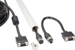 Kabel VGA Renkforce RF-1456245, do montażu na rurze, z rdzeniem ferrytowym, 15.00 m